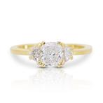 Ring Geel goud Diamant  (Natuurlijk) - Diamant