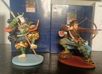 Beeld, Vier Samurai beelden - 120 mm - Polystone, Antiek en Kunst