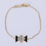 Zonder minimumprijs - Schakelarmband - 14 karaat Geel goud -, Sieraden, Tassen en Uiterlijk, Antieke sieraden