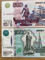 Rusland. 500-1000 Rubel 1997 - Pick 271c,272c (Zonder