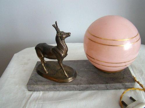 Bureaulamp - Zinklegering, Antiek en Kunst, Curiosa en Brocante