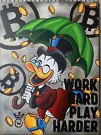Xavier Van Walsem (1980) - Scrooge Mcduck umbrella hard play, Antiek en Kunst, Kunst | Schilderijen | Modern