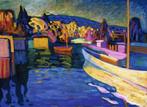 Kunstdruk Wassily Kandinsky - Herbstlandschaft mit Booten, Verzenden, Nieuw