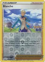 Blanche 064/078 Reverse Holo Pokémon Go, Ophalen of Verzenden, Nieuw, Losse kaart, Foil
