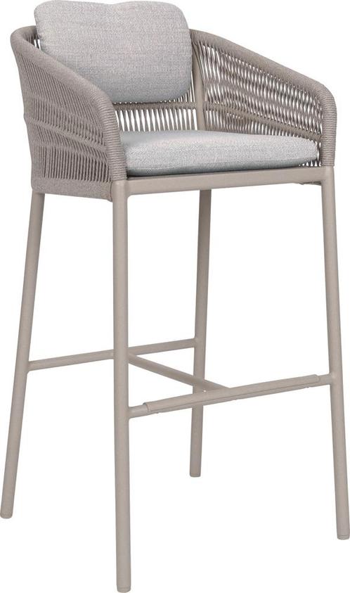 Stern nJella barkruk aluminium/koord inclusief kussenset -, Huis en Inrichting, Krukjes, Ophalen of Verzenden