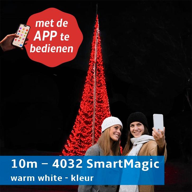 Fairybell 10 meter SMART MAGIC 4032 leds, Diversen, Vlaggen en Wimpels, Nieuw