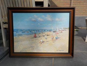 Van Noort (XX-XXI) - Spelende kinderen op het strand beschikbaar voor biedingen