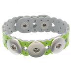 Fako Bijoux® - Armband Voor Click Buttons - Leder Harten -, Sieraden, Tassen en Uiterlijk, Verzenden, Nieuw