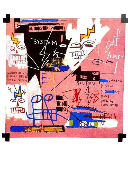 Jean-Michel Basquiat (After) - Six Fitfy (1982), Huis en Inrichting, Overige Huis en Inrichting
