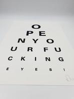 Alex Bucklee (XX-XXI) - Eye Test Black Glitter, Antiek en Kunst, Kunst | Schilderijen | Modern