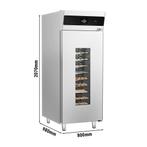 GGM Gastro | Bakkerij rijskast PREMIUM - 40x EN 600x400 - |, Witgoed en Apparatuur, Vriezers en Diepvrieskisten, Verzenden, Nieuw