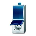 Busch Jaeger Ocean combinatie wissel + wandcontactdoos IP44, Ophalen of Verzenden, Nieuw