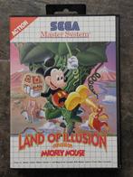 Mickey Mouse Land of Illusion (Sega tweedehands game), Spelcomputers en Games, Games | Sega, Ophalen of Verzenden, Zo goed als nieuw