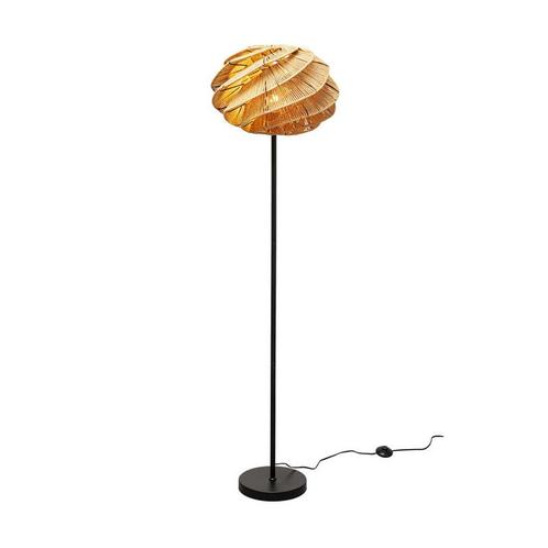 *WOONWINKEL* Kare Design Aloha Whirl Retro Vloerlamp Rotan R, Huis en Inrichting, Lampen | Vloerlampen, Nieuw, Verzenden