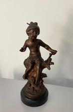 August Moreau (1834-1917) - sculptuur, Child Sculpture by, Antiek en Kunst