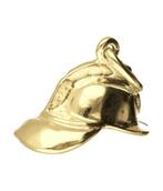 Gouden brandweerhelm ketting hanger, Verzenden, Nieuw