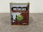 Veiling - 6x Metalgel gelverf 3-in-1 antraciet metallic 750m, Doe-het-zelf en Verbouw, Verf, Beits en Lak, Nieuw