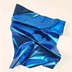 José Soler Art - Steel Silk. Dark Blue (Wall Sculpture)