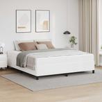 vidaXL Bedframe met matras met matras Wit 180 x 200 cm, Verzenden, Nieuw, Wit, Overige materialen