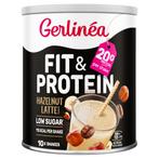 3x Gerlinea Fit & Protein Hazelnut Latte 340 gr, Verzenden