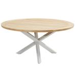 Prado dining tuintafel 160øx75 cm rond teak frozen Taste 4SO, Tuin en Terras, Tuintafels, Ophalen of Verzenden, Nieuw