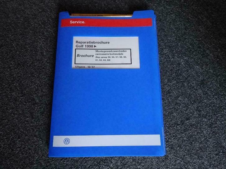 1998 Volkswagen Golf reparatiebrochure Carosserie buiten, Auto diversen, Handleidingen en Instructieboekjes, Verzenden