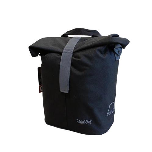 Bagoo enkele fietstas Bisonyl zwart 14 liter, Fietsen en Brommers, Fietsonderdelen, Nieuw, Verzenden
