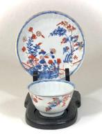 Theekopje en schotel - Porselein - China - Kangxi, Antiek en Kunst