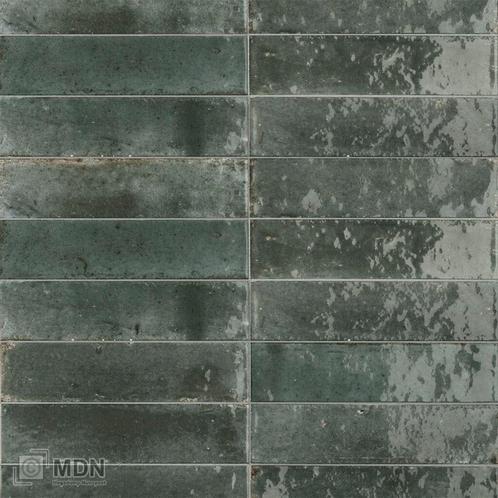 Ragno Look Avio handvorm tegels 6x24 cm langwerpig groen-0,5, Doe-het-zelf en Verbouw, Tegels, Nieuw, Verzenden