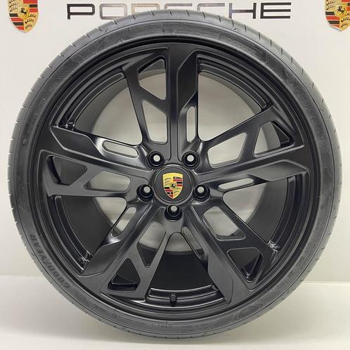 Porsche Taycan ORIGINELE 21inch Cross GTS met banden, Auto-onderdelen, Banden en Velgen, 21 inch, Zomerbanden, 305 mm, Personenwagen