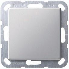 Gira Blindplaat Edelstaal 0268600, Doe-het-zelf en Verbouw, Elektra en Kabels, Stopcontact, Nieuw