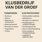 Timmeren, elektra en meer – vakkundig en vertrouwd., Garantie