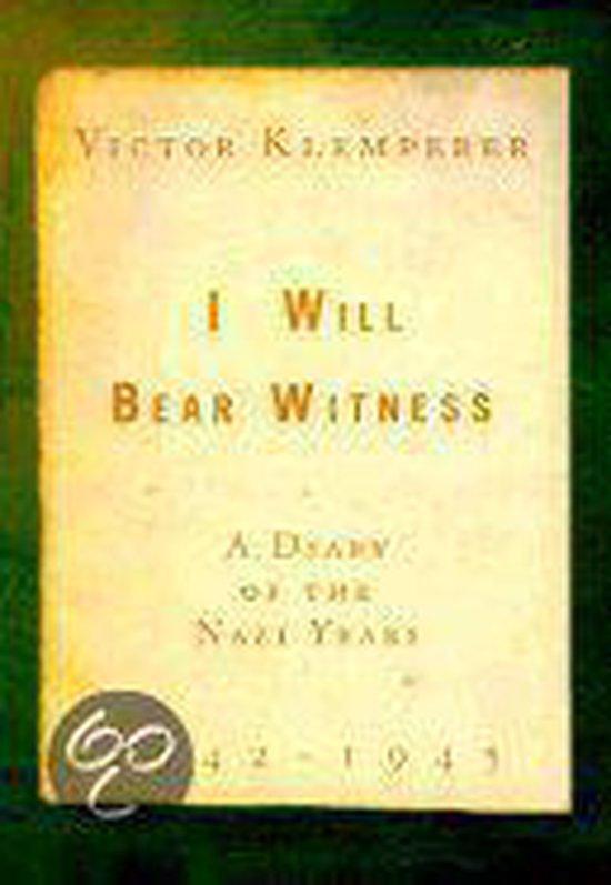 I Will Bear Witness 9780375502408 Victor Klemperer, Boeken, Taal | Engels, Gelezen, Verzenden