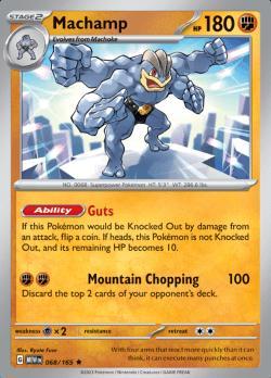 Machamp 068/165 holo pokemon 151, Hobby en Vrije tijd, Verzamelkaartspellen | Pokémon, Losse kaart, Nieuw, Foil, Ophalen of Verzenden