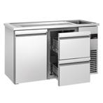 GGM Gastro | Biertoonbank PREMIUM - 1550x700mm - 1 deur & 2, Verzenden, Nieuw in verpakking, Hotelinrichting