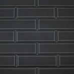 Metro wandtegel 10x30 montesco liquorice zwart wandtegel, Ophalen, Nieuw, 10 m² of meer, Wandtegels