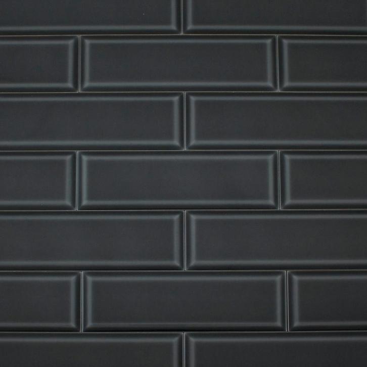 Metro wandtegel 10x30 montesco liquorice zwart wandtegel, Doe-het-zelf en Verbouw, Tegels, Wandtegels, Nieuw, 10 m² of meer, Keramiek