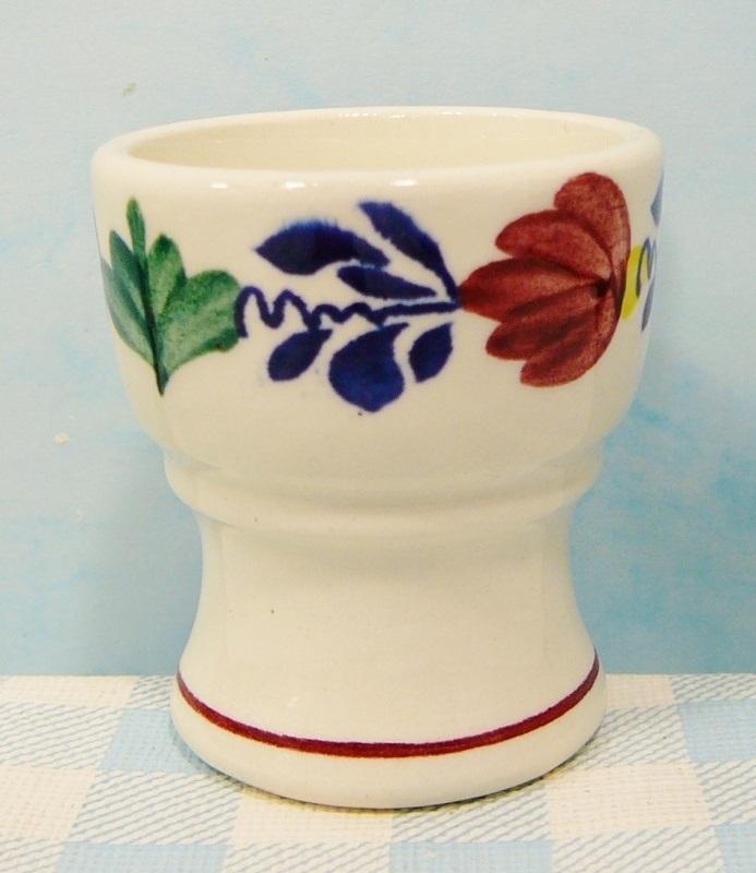 Boerenbont Eierdopje compleet met voet - Aardewerk - 1 stuk, Huis en Inrichting, Keuken | Servies, Nieuw, Verzenden