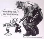 Pentekening Amerika - Soennieten (lijst optie, Tekeningen), Antiek en Kunst, Verzenden