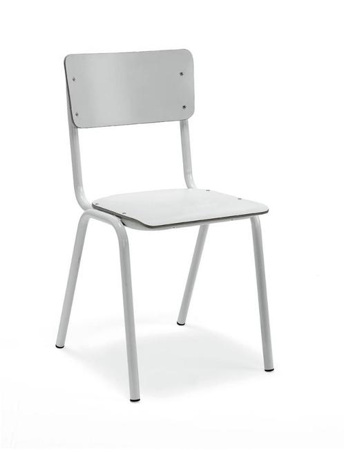 Back to school stoel HPL kwaliteit Wit, Huis en Inrichting, Stoelen, Ophalen of Verzenden