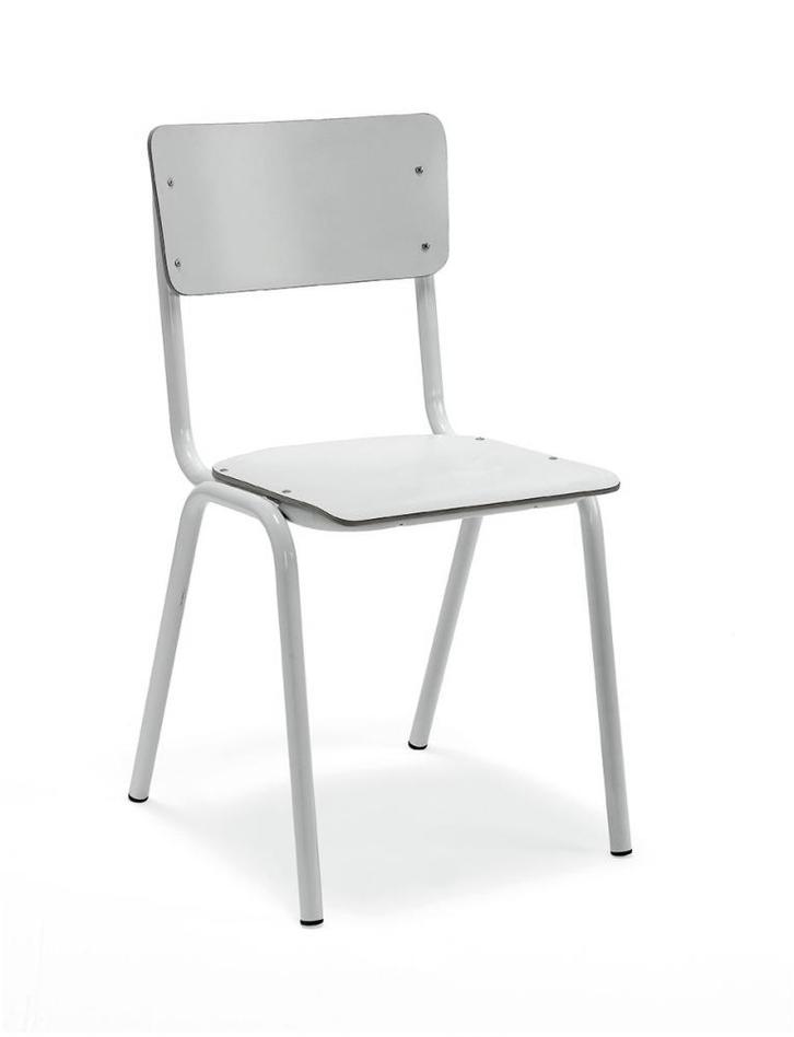 Back to school stoel HPL kwaliteit Wit, Huis en Inrichting, Stoelen, Ophalen of Verzenden