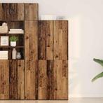 vidaXL Highboard Oud hout 70 x 42,5 x 185 cm Bewerkt hout, Huis en Inrichting, Minder dan 50 cm, Verzenden, Nieuw, Minder dan 100 cm