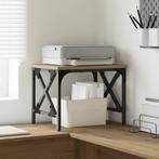 vidaXL Printerstand Artisan Eiken 40 x 30 x 31 cm Bewerkt, Computers en Software, Verzenden, Nieuw