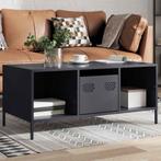 vidaXL Salontafel 101,5x50x43,5 cm koudgewalst staal, Huis en Inrichting, Tafels | Salontafels, 100 tot 150 cm, Verzenden, Nieuw