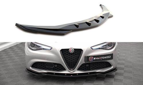 Voorspoiler V.2 Alfa Romeo Giulia Sport Maxton Glans Zwart, Auto-onderdelen, Carrosserie en Plaatwerk, Ophalen of Verzenden