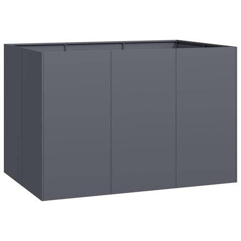 Plantenbak Antraciet - Staal - OP=OP - 57% Korting, Tuin en Terras, Bloembakken en Plantenbakken, 60 cm of meer, 100 cm of meer
