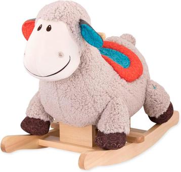 B. Toys- Loopsy Houten Schommelschaap - Grote Pluche Rijd- beschikbaar voor biedingen