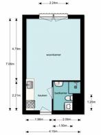 Te Huur 1 Kamer Appartement Europaplein In Utrecht, Huizen en Kamers, Huizen te huur, Utrecht-stad, Direct bij eigenaar, Appartement