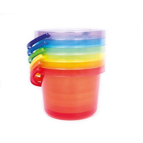 TickiT - 6 stapelbare emmers, Kinderen en Baby's, Speelgoed | Educatief en Creatief