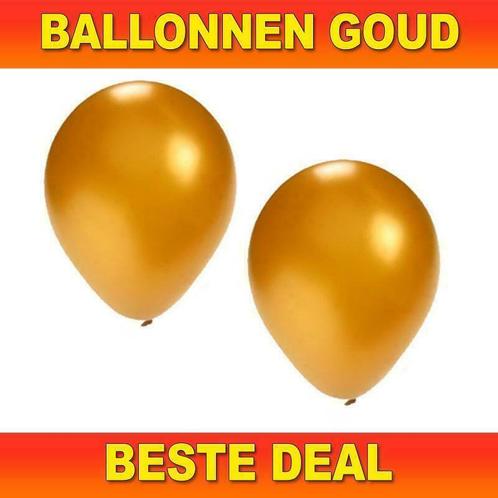 Gouden ballonnen va 1,95 - Ballonnen goud -  levering 24 uur, Hobby en Vrije tijd, Feestartikelen, Versiering, Nieuw, Ophalen of Verzenden
